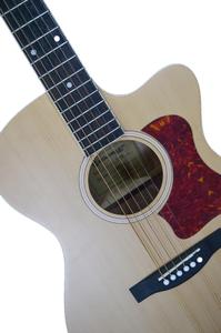 กีตาร์โปร่ง SoloBeat รุ่น Professional Performance หน้าไม้สปรูซ ด้านหลังและข้างไม้เมเปิลลายสวยงาม ฟิงเกอร์บอร์ดไม้มะเกลือ คอไม้มะฮอกกานี  พร้อม ABS - Product Image 2
