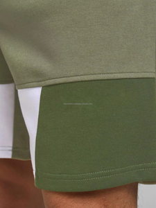 Pantalones Cortos Deportivos Casuales de Verano para Hombre, 100% Algodón, Cintura Alta, Cierre de Cremallera, Cintura Elástica, Largo hasta la Rodilla - Product Image 3