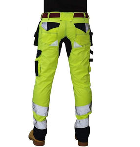 Pantalon de soudage antistatique et résistant Pantalon de sécurité industrielle Pantalon de soudage en cuir Tissu de travail sécurisé Ice Long - Product Image 6