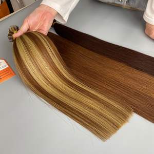 Extensiones de Cabello Tejidas a Mano de Color Personalizado, Lisas, Súper Dobles, de Alta Calidad, Precio al por Mayor - Product Image 3