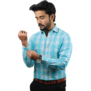 เสื้อเชิ้ตฮาวายมีกระดุมปักลายวินเทจสำหรับผู้ชาย - Product Image 1