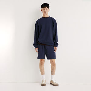 Nouvelle Arrivée 2026 – Sweat-shirt Col Rond Anti-Boulochage en Mélange de Coton Tricoté 360g, Imprimé en Relief Personnalisé, Coupe Oversize pour Homme - Product Image 3