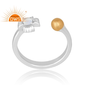 Último diseño, anillo de piedras preciosas de Luna de arcoíris Natural de Plata de Ley 925, joyería personalizada para mujer, regalo para ella - Product Image 1