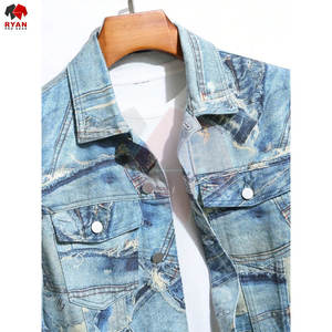 Chaqueta Vaquera Personalizada Ryan Pro Gear para Hombre, Tela Transpirable Antiarrugas con Logotipo Personalizado, ODM OEM - Product Image 6