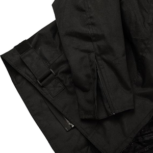 เสื้อแจ็กเก็ตมอเตอร์ไซค์แบบสปอร์ตคู่ของผู้ชายเสื้อโค้ทผ้าโพลีเอสเตอร์ Cordura กันกระแทกสีดำทนทานต่อสภาพอากาศ - Product Image 5