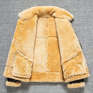 2025 dernière conception hommes veste en cuir avec col montant High Street Style enduit traitement Logo personnalisé prix - Product Image 5