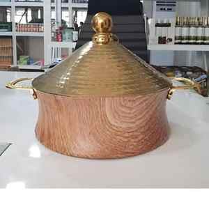 Diseño Premium Acero Inoxidable Elegante y Duradero El Metal Perfecto Servir Cazuela Redonda Para Cada Comida Y Ocasión - Product Image 2