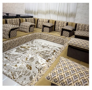 Sofá estilo Majlis árabe, diseño clásico, elegante conjunto para sala de estar, asientos de esquina de lujo, diseño que ahorra espacio - Product Image 1