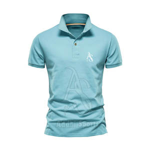 Tissu tricoté respirant à séchage rapide pour polo pour hommes avec motif solide Impression personnalisée Fourniture directe d'usine-OEM ODM - Product Image 2