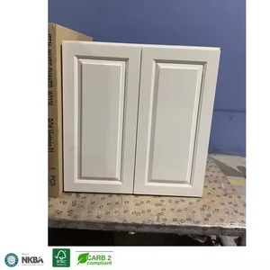 ชุดตู้ครัวไม้เนื้อแข็งสีเทาคุณภาพสูงผลิตจากโรงงานในเวียดนามพร้อมการออกแบบจากสหรัฐอเมริกาพร้อมประกอบ - Product Image 1