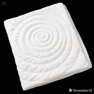 ผ้าห่มขนแกะเนื้อนุ่มลายนูนเกลียวสีขาวขนาดควีนไซส์หรูหรา - Product Image 6