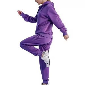 Material de poliéster de alta calidad 2025 Impreso Fitness Wear Hombres Mangas completas Logotipo personalizado Impresión Hombres Chándal - Product Image 2