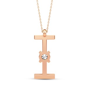 Colgante de Letra Inicial con Diamante Cultivado en Laboratorio de Alta Calidad VVS VS EF, Plata de Ley 925 con Acabado en Oro, Colgante de Alfabeto Personalizado - Product Image 6