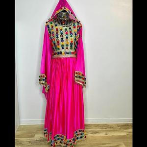 Traje Nacional Afgano Kuchi de Alta Calidad, Disponible en Todas las Tallas, Colores y Diseños, Hecho en Pakistán con Viscosa, Seda, Rayón, Modal y Poliéster WS - Product Image 6