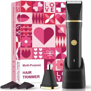 Rasoir électrique portable et tondeuse à poils de nez pour hommes, alimenté par USB/batterie, pour usage domestique, en plastique - Product Image 1