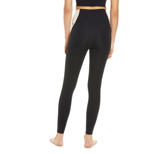 Leggings de yoga pour femmes sexy Collants de compression tricotés taille moyenne respirants en polyester et coton pour l'entraînement - Product Image 4