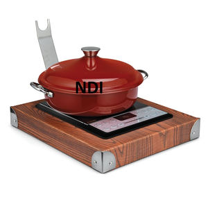 Plato de frotamiento de metal Restaurante Equipo de comida Buffet Plato de frotamiento Suministros de alimentos Plato de frotamiento Calentador de alimentos sostenible - Product Image 5