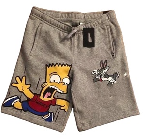 Pantalones Cortos Deportivos para Hombre, 100% Algodón, Secado Rápido, para Gimnasio, Fitness, Correr y Entrenamiento, Estilo Casual Ajustado con Contraste de Color - Product Image 5