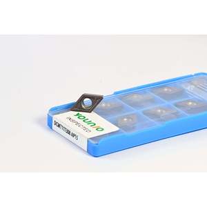 YOUNIO DCMT 11T308 outil de tournage externe insert en carbure CNC tour Machine pour acier inoxydable PVD enduit OEM pris en charge en boîte - Product Image 1