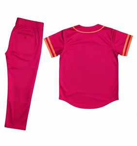 ชุดยูนิฟอร์มเบสบอลแบบเต็มตัว ระดับมืออาชีพ ผลิตตามแบบ OEM พิมพ์ลายแบบระเหิด ระบายอากาศได้ดี ผลิตจากโพลีเอสเตอร์ 100% ระดับมืออาชีพ ผลิตตามแบบ OEM พิมพ์ลายแบบระเหิด - Product Image 2