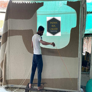 Handmade <b>Rugs</b> Carpets Factory High Quality Durable Handtufted Wool Silk Anti Slip Cotton Back Door Drop Shipping Worldwide - Product Image 3