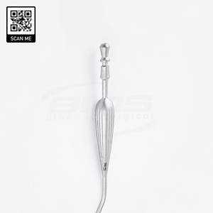High Quality Stainless Steel Yankauer Suction Tube ENT Reusable Medical Oral Suction Cannula with <b>Rose</b> <b>Bud</b> Tip & Vacuum Control - Product Image 5