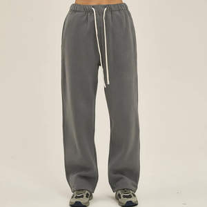 Pantalons de jogging personnalisés pour hommes, vente en gros, molleton tendance, couleur unie, pantalon de survêtement uni décontracté, pantalon de jogging uni pour hommes - Product Image 1