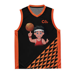เครื่องแบบบาสเก็ตบอลสำหรับเยาวชนชุดเสื้อบาสเก็ตบอลขนาดพลัสไซส์ออกแบบได้ตามต้องการ - Product Image 1