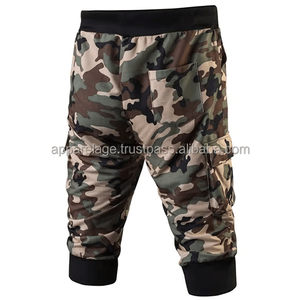 Pantalones cortos de gimnasio de entrenamiento informales elásticos para hombre al por mayor del fabricante, pantalones de chándal deportivos transpirables ecológicos, entrenamiento personalizado OEM - Product Image 4