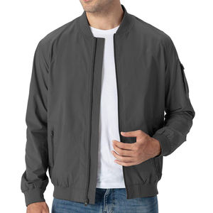Producto de moda Chaqueta de bombardero para hombre a prueba de viento Cálido para invierno Manga larga Chaqueta de bombardero cómoda para hombres - Product Image 3