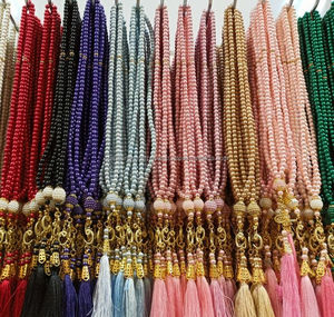 Cuentas de oración musulmanas Tasbih islámicas Misbaha Dhikr cuentas Tasbeeh a la venta regalos islámicos accesorios de oración Tasbih cuentas I - Product Image 6