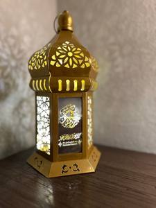 Juego de Faroles de Hierro Hechos a Mano, sin Llama, Duraderos, para Decoración Festiva del Hogar, Ramadán, Eid, Bodas, Diseño Moderno, Impermeables y Ecológicos - Product Image 5