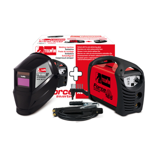 Saldatrice Inverter Force 165 4.1 Kw - 150 Amp con Accessori + Maschere - Product Image 1
