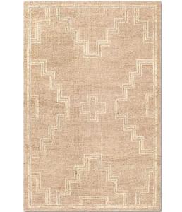 Tapis à tissage plat tressé en jute fait à la main écologique Technique de pile de boucle Durries traditionnels Jacquard pour chambre à coucher salon - Product Image 1