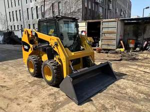 Minicargador de dirección deslizante CAT246c original usado con caja de cambios de bomba de cojinete de motor de componentes básicos - Product Image 3