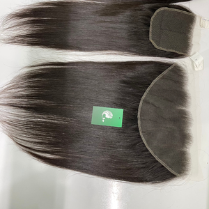 Cheveux à fermeture frontale alignée avec cuticules vierges vietnamiennes 4x4 2x6 5x5 13x4 13x6 6x6 7x7 360 Swiss Lace Closure and Frontal - Product Image 5