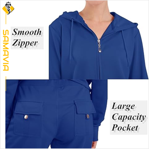 ชุดวอร์มแอคทีฟขนาดใหญ่พิเศษสำหรับผู้หญิงเนื้อนุ่มยืดหยุ่นและเหมาะสำหรับกีฬาและสันทนาการ - Product Image 6