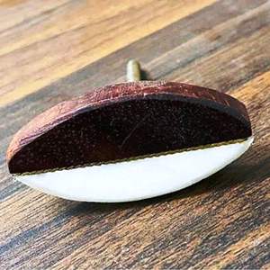 Poignée de porte de tiroir de meuble en bois et résine unique, couleur, forme et taille personnalisées, fabriqué en Inde - Product Image 4