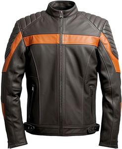 Chaqueta de cuero de alta calidad para hombre, el mejor material hecho, chaqueta de cuero para hombre en diferentes tamaños, el mejor proveedor, chaqueta Bomber para hombre - Product Image 4