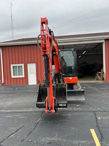 Kubota KX057-5 Mini Crawler Excavator Compact Hydraulic Digger Enclosed Cab for Farm Construction - Product Image 5