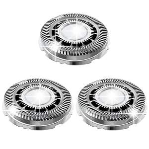 Têtes de rasoir électriques à triple lame de rechange, étanches IPX7 et lavables, compatibles avec la lame de rasoir rotative SH70 - Product Image 3