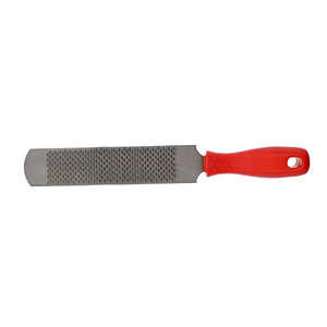 Râpe à sabots de qualité supérieure avec manche rouge, râpe en métal durable pour l'entretien des sabots de cheval, outil vétérinaire - Product Image 1