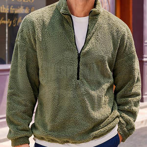 En nuevo stock, sudadera de lana Sherpa, sudadera de lana Sherpa hecha profesional de alta calidad para venta en línea - Product Image 2