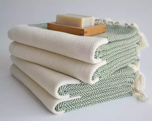 Toalla de Playa y Piscina de Alta Calidad, Súper Suave, Absorbente, Hipoalergénica, de Color Sólido, Felpa, Grande, de Algodón, Sin Pelusas, Comprimida, para Toda Temporada - Product Image 5