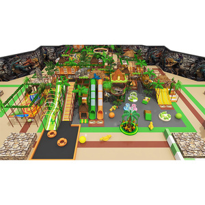 Aire de jeux intérieure chinoise de luxe <span class=keywords><strong>sur</strong></span> le thème de la forêt d'aventure junior inclusive pour enfants avec murs d'escalade - Product Image 6