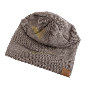 หมวกบีนนี่ทำจากขนสัตว์และผ้าฝ้ายราคาส่ง น้ำหนักเบา สำหรับผู้ชาย รับสั่งทำตามแบบ - Product Image 2