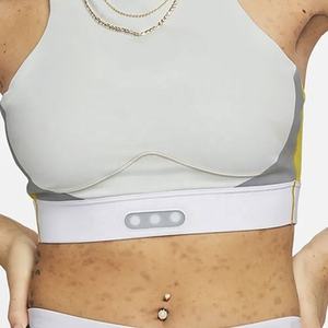 Sujetador deportivo OEM personalizado de verano sin espalda con alto soporte de Spandex/Nylon y tirantes ajustables para cuello y espalda para fitness y running de mujer - Product Image 1