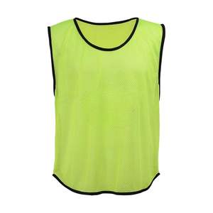 Custom Mesh Soccer Training Bibs Football Practice Breathable Polyester <b>Vest</b> Sleeveless Football Jersey - Product Image 4