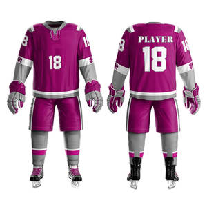 Wholesale Price Ice Hockey <b>Uniform</b> Customized Made Logo Team Sports Wear Sublimation Ice Hockey <b>Uniform</b> - Product Image 4
