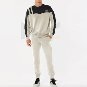 Ensemble de survêtements de jogging pour hommes à la mode en hiver, vêtements d'entraînement personnalisés et ajustés, disponibles dans toutes les tailles, acceptent les bas quantité minimale de commande - Product Image 1